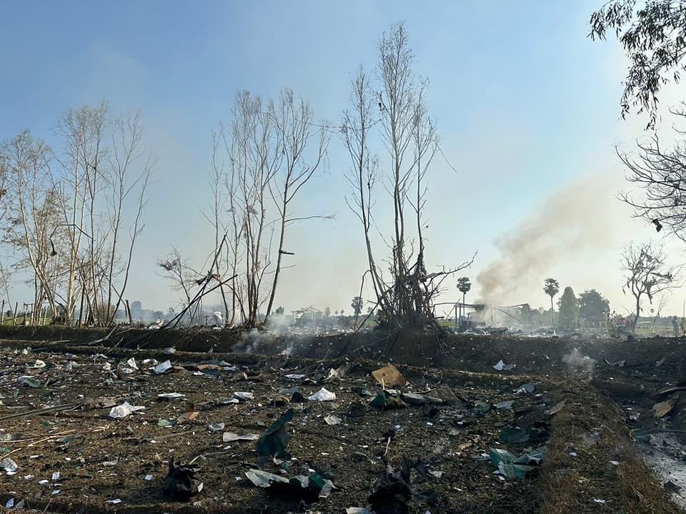 A massive firework factory explosion in a remote area of Suphan Buri province has killed at 18 people, according to local authorities