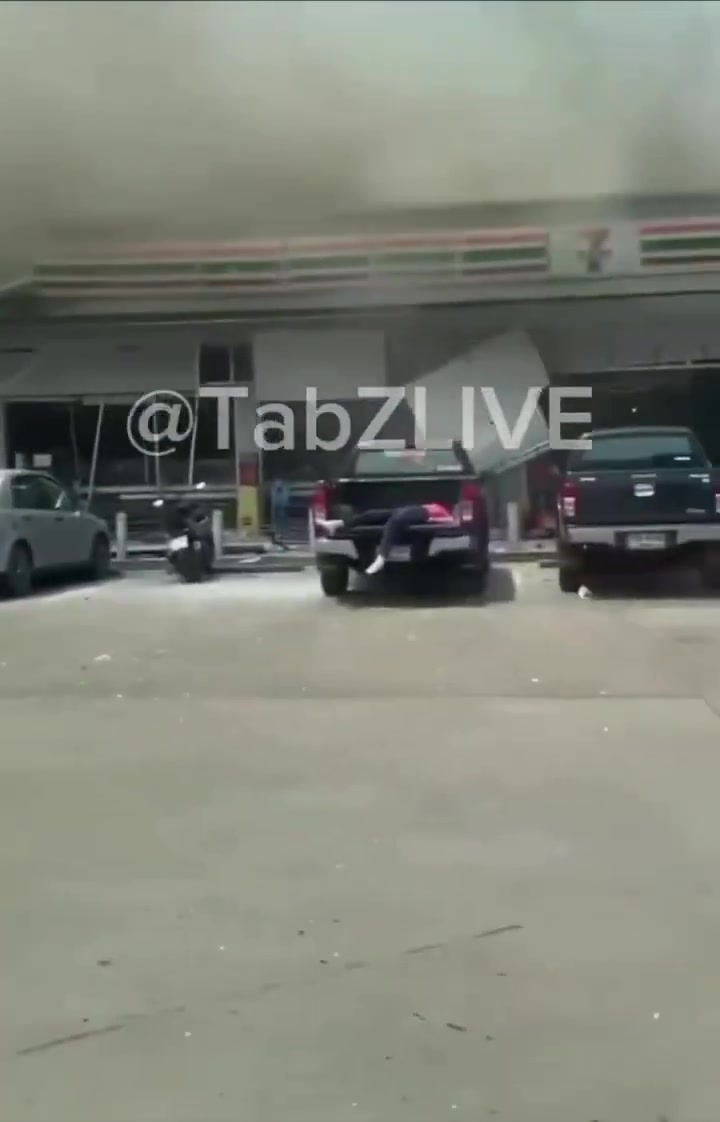 Multiple injuries and civilian fatalities after artillery fire by the Royal Cambodian Army struck a PTT Gas Station in Ban Phue, Sisaket Province of Northeastern Thailand