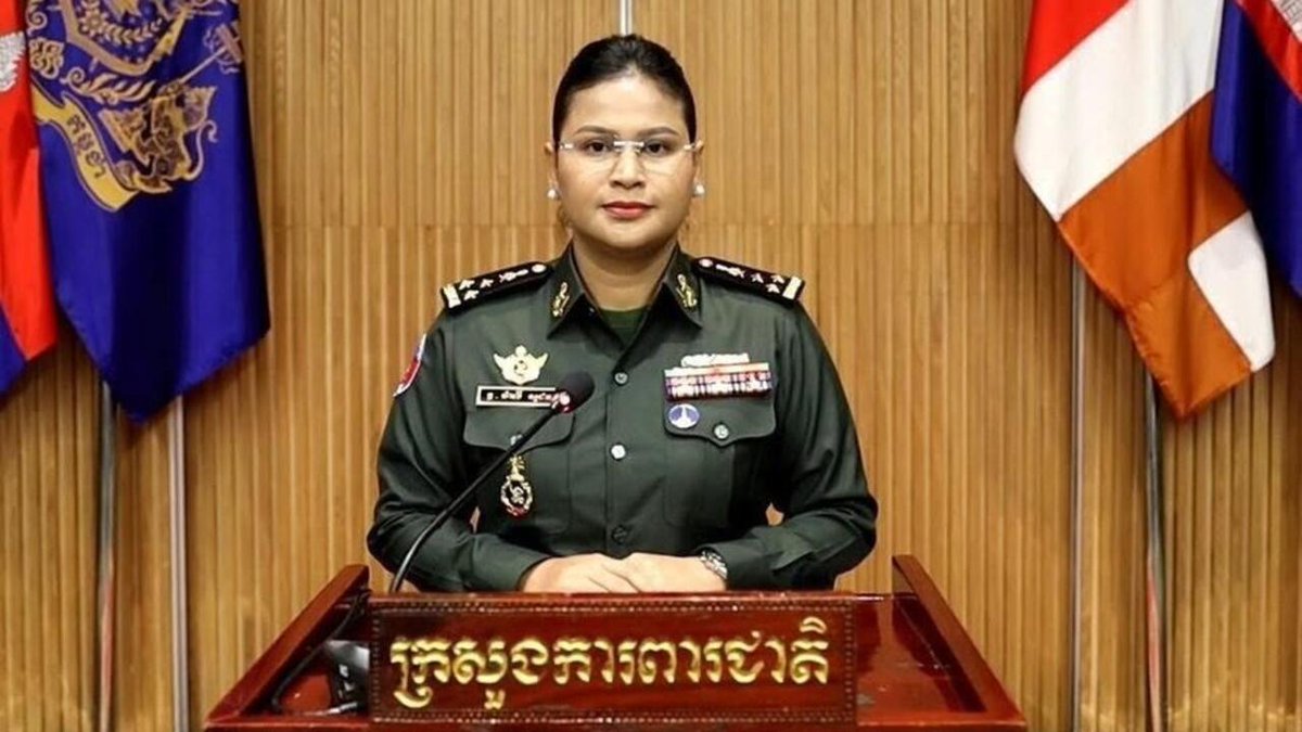 Spokesperson for the Ministry of National Labor Ms. Maly Socheata: Up to now, Cambodia has maintained its military advantage.