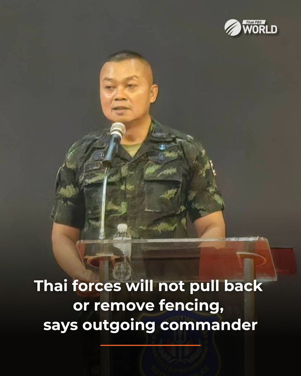 The Thai military will maintain the barbed wire fencing it has erected at several sites along the border with Cambodia and will not remove it, as demanded by Phnom Penh, outgoing Second Army Region Commander Lt Gen Boonsin Padklang said yesterday.