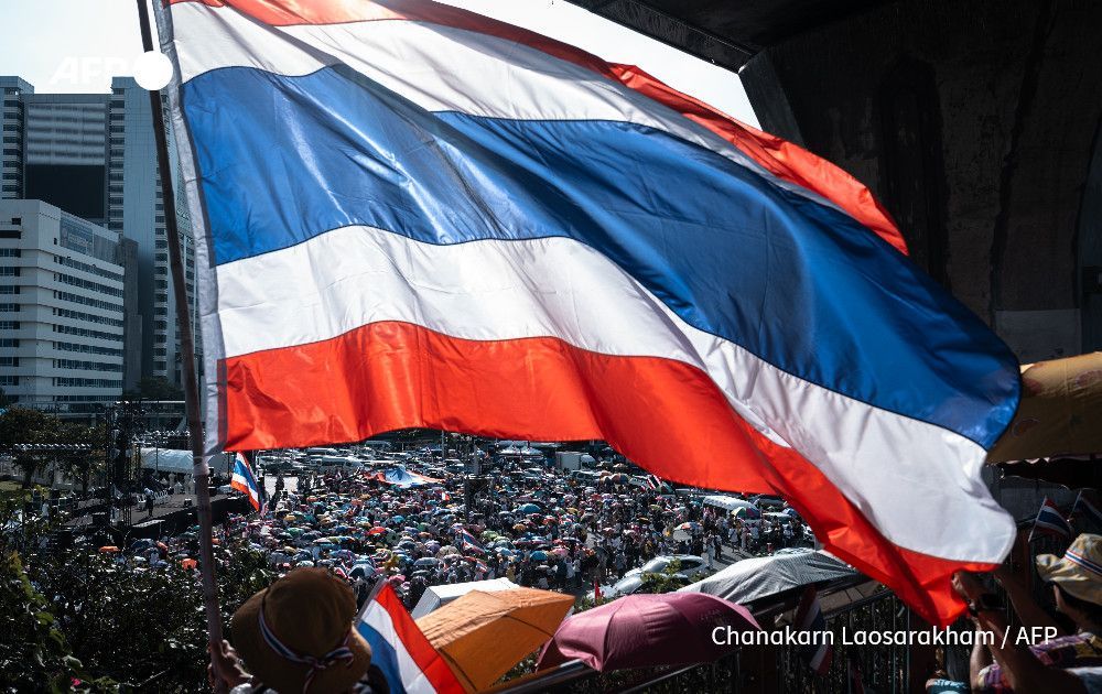 Royal officials have rejected a request by the ruling party to dissolve parliament, Thailand's acting prime minister says